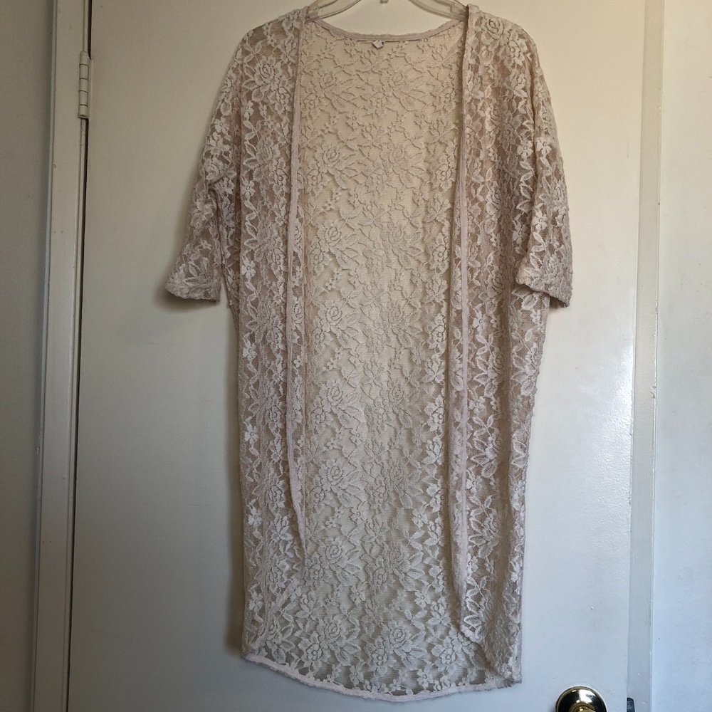 ARDENE - Lace Cover - Beige
